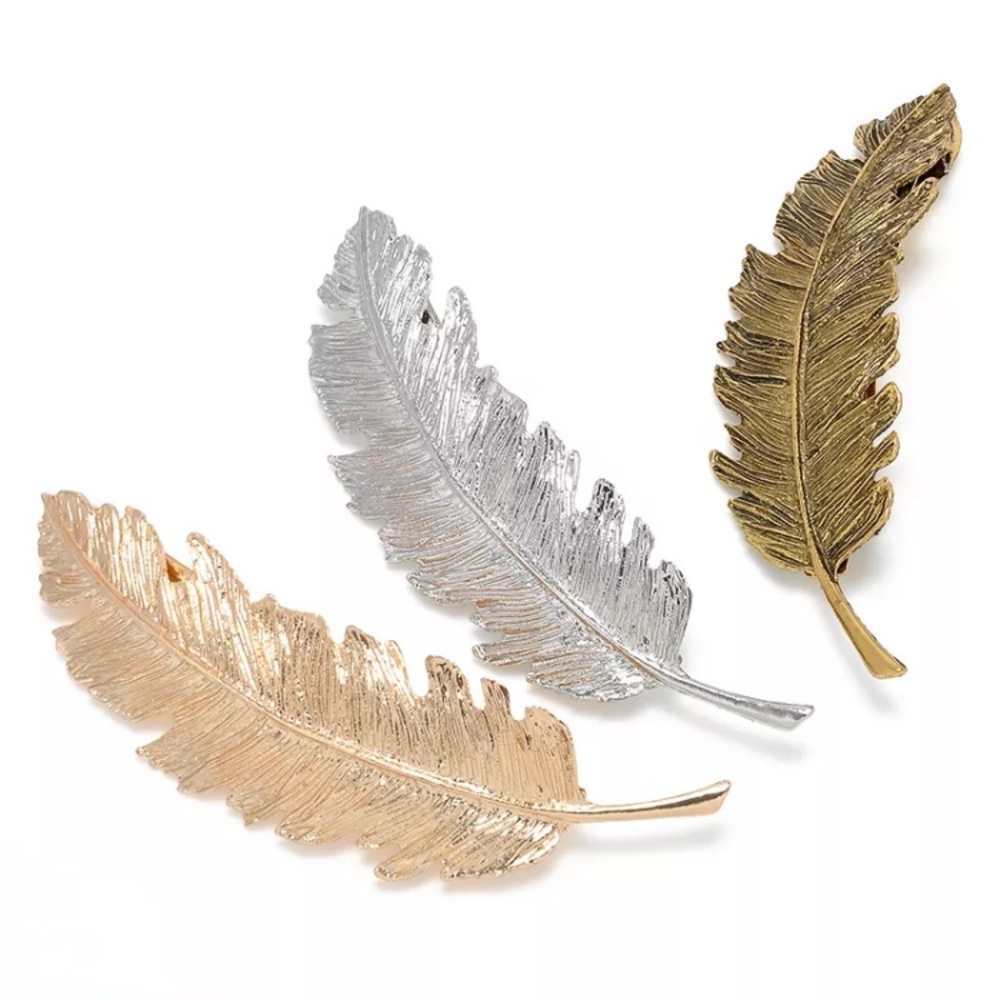 New Boho Feather Goddess Hair Clip Barrett - Picture 3 of 6