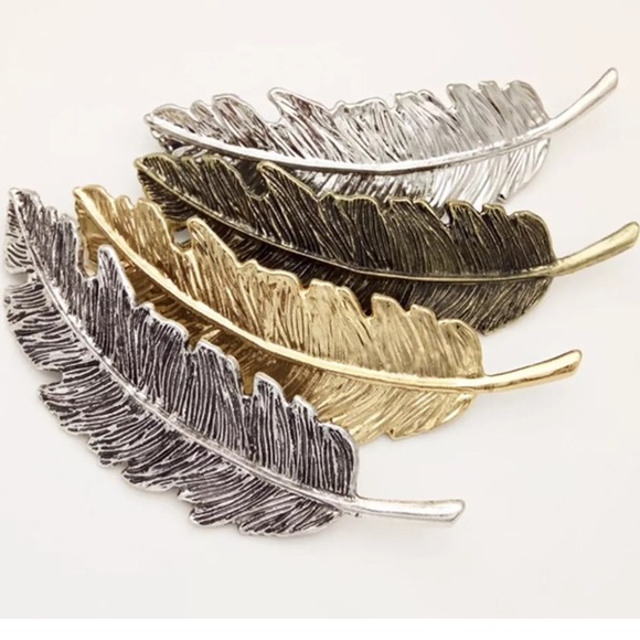 New Boho Feather Goddess Hair Clip Barrett - Picture 2 of 6