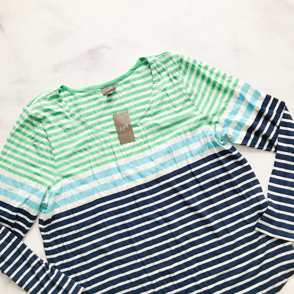J. Jill Tops - J. Jill Striped Tee