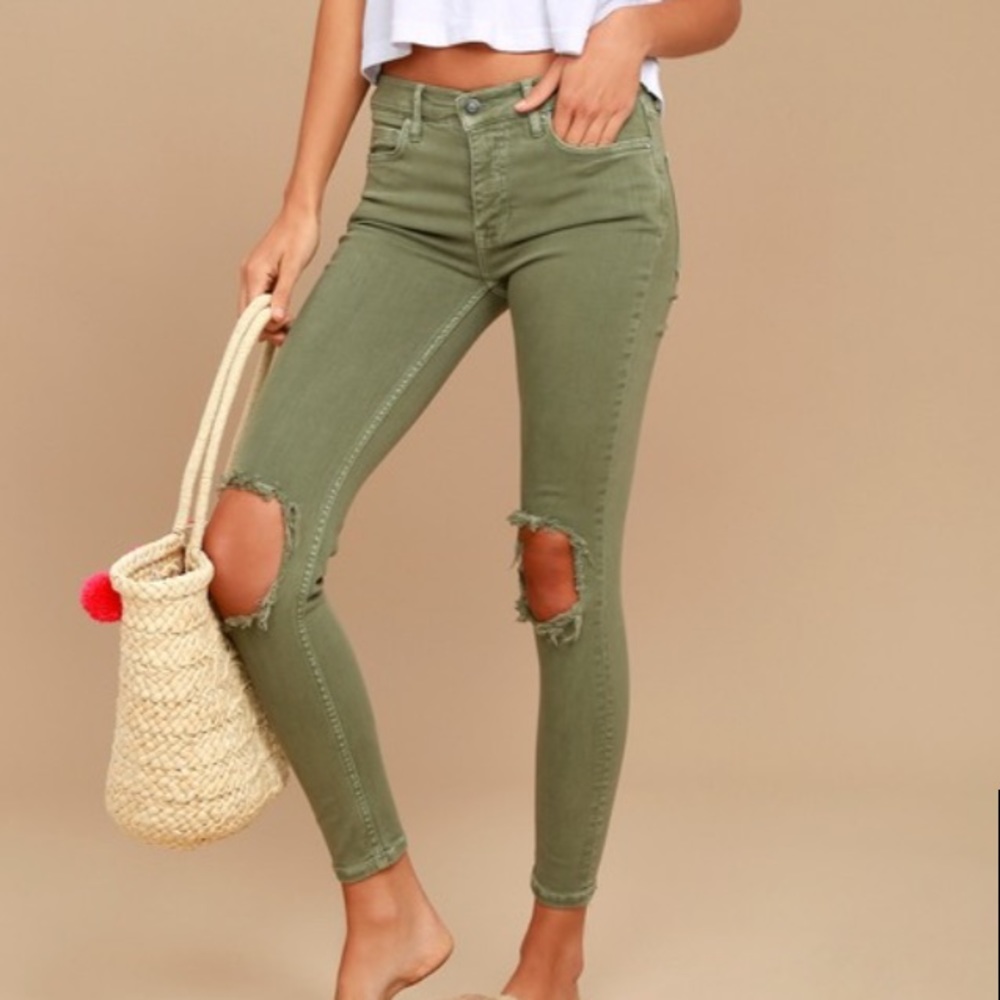 FREE PEOPLE HIGH RISE Jeans