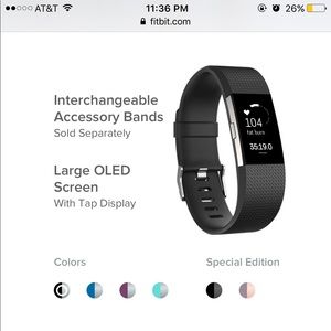 Practically brand new Fitbit charge 2