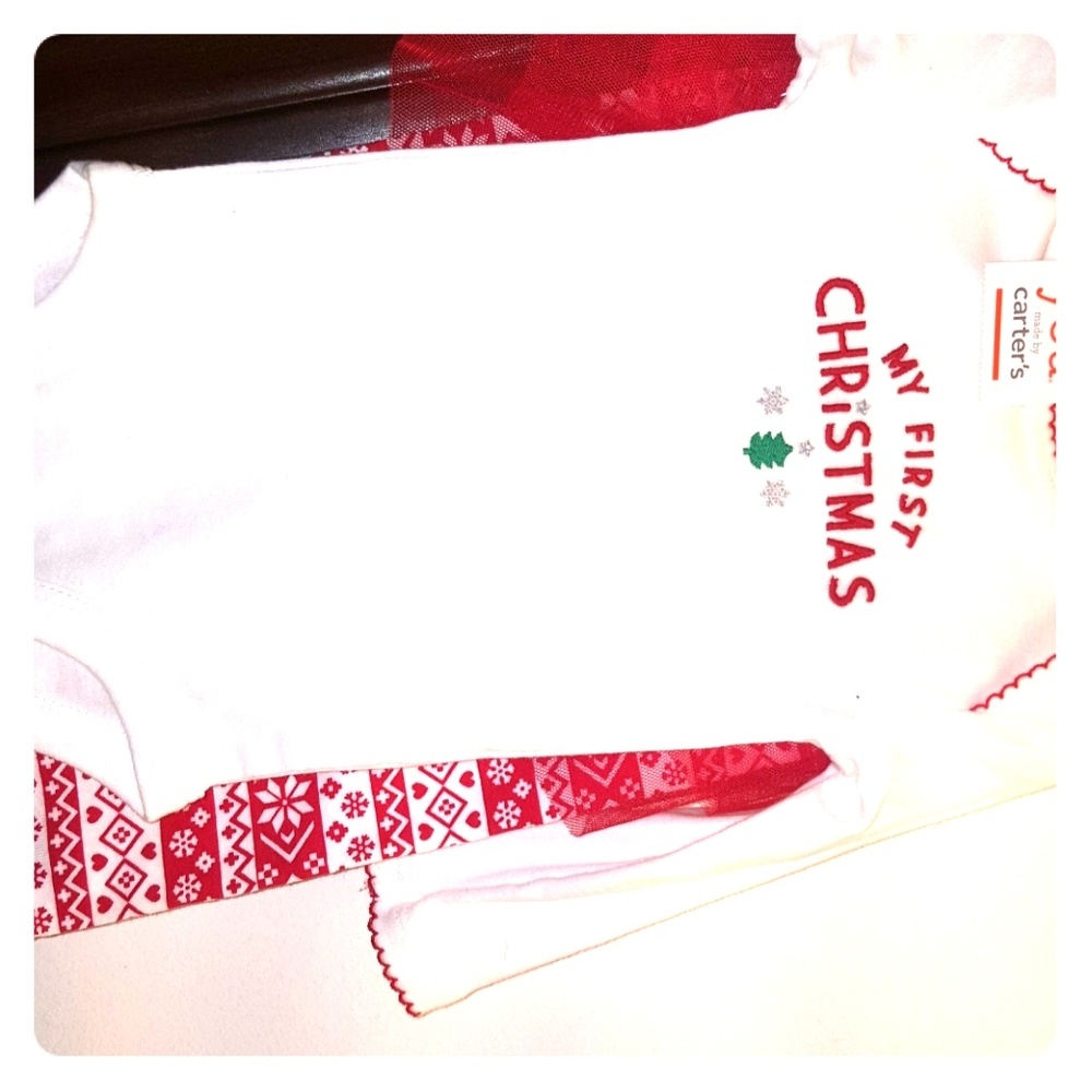my first christmas outfit 3 months old
