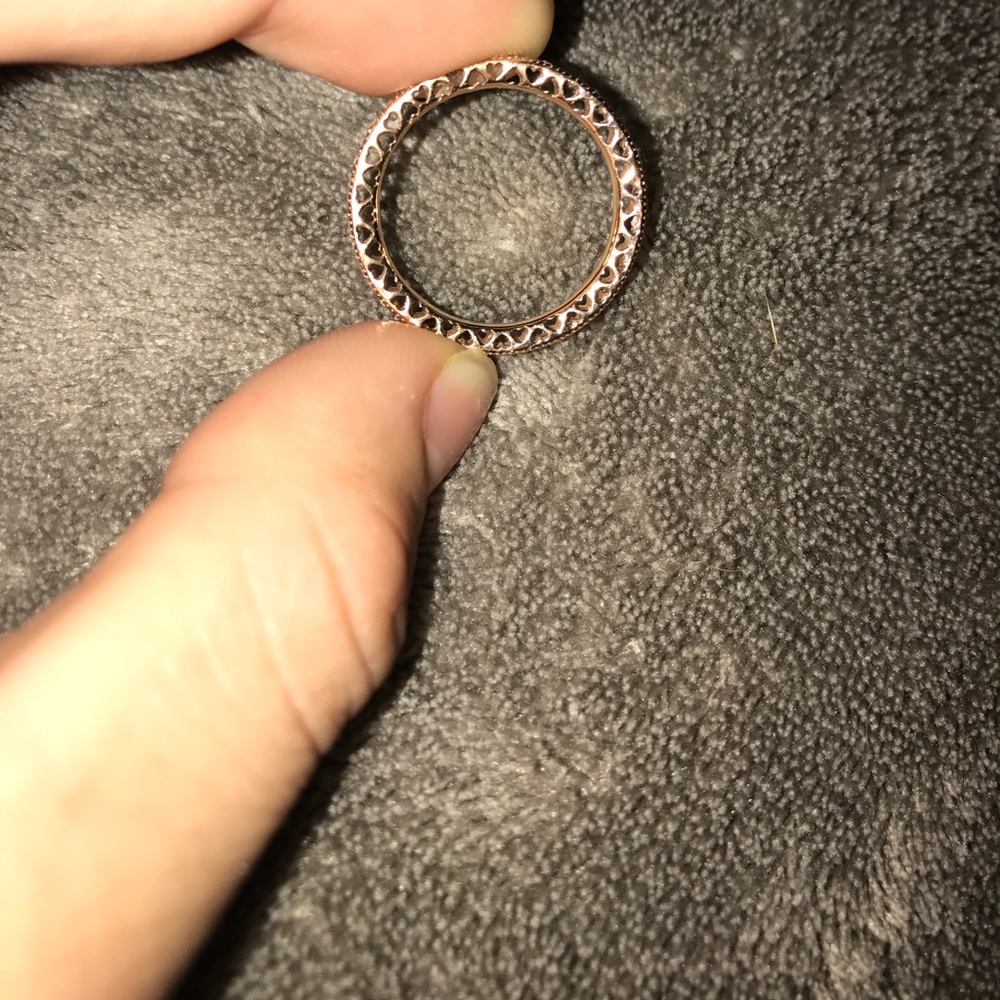 Pandora ring worn few times newly replaced stones