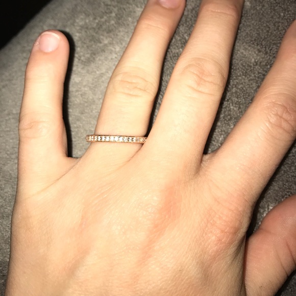 Pandora ring worn few times newly replaced stones - Picture 3 of 5