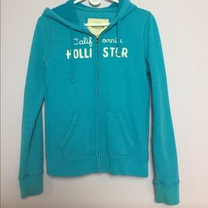 Blue Hollister Hoodie
