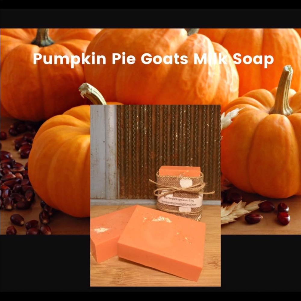 Pumpkin goats milk soap!!!!