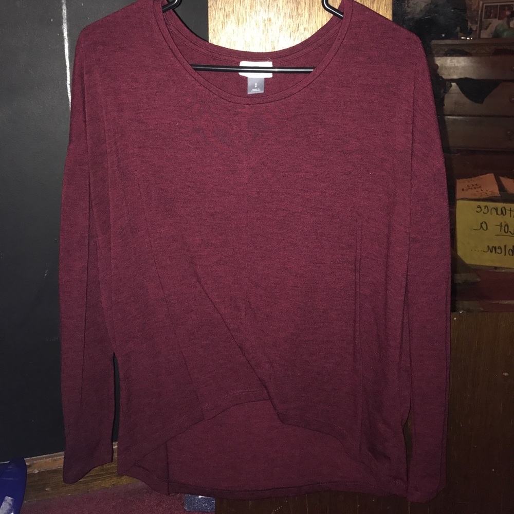 Old Navy Maroon Long Sleeve