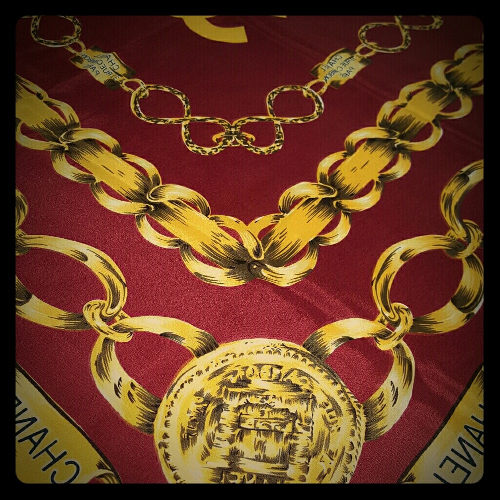 Vintage Chanel Paris scarf
