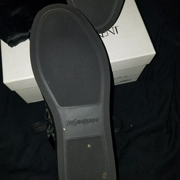 YSL leopard pegaso pony black men sneakers main image 5