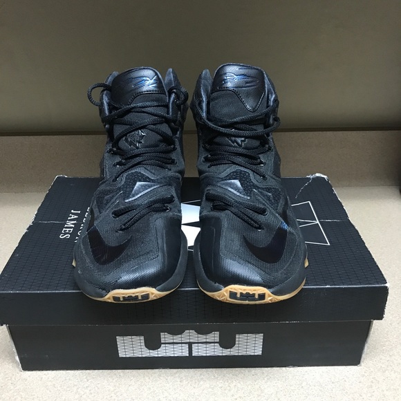 Nike Lebron 13 All Black - Picture 2 of 8