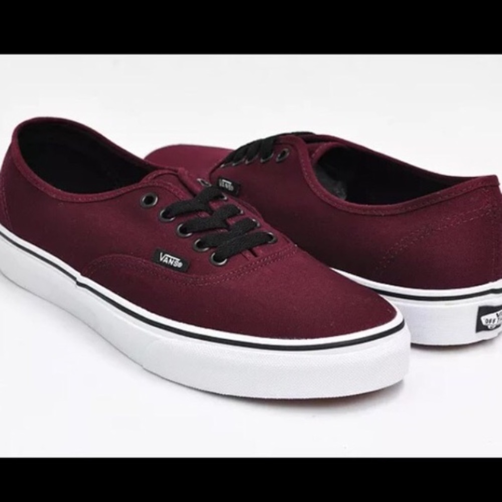 Classic Maroon Vans Women's Size 9 Men's Size 7.5