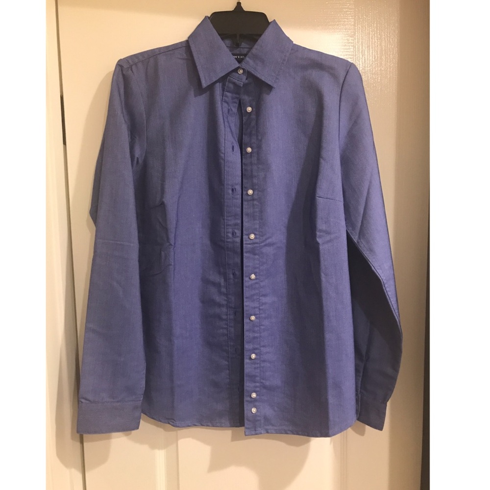 Land's End Chambray Collared Shirt