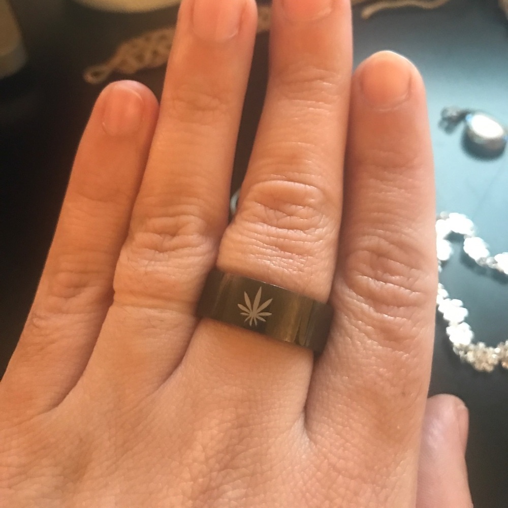 Stainless steel Men's ring size 10