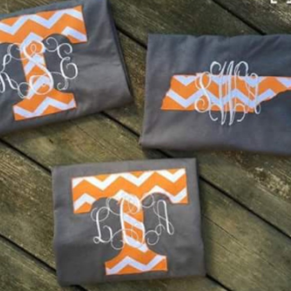 Monogrammed power t long sleeve comfort colors