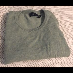 J Crew Knit Crew Sweater Blue/Green Size XS
