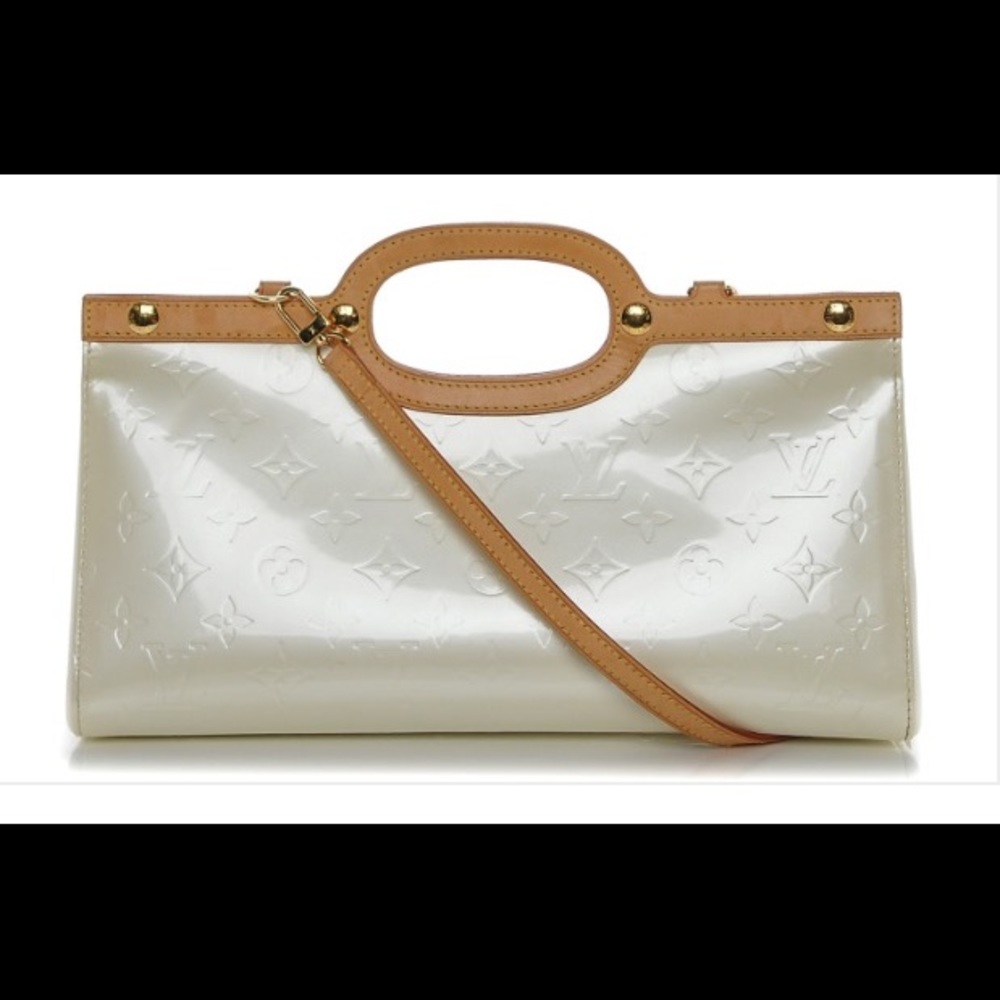 Louis Vuitton Pearl Roxbury Vernis Satchel 