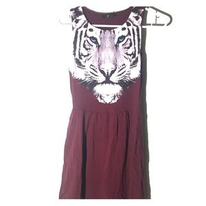 Forever 21 tiger skater dress