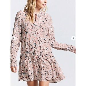 Drop waist floral dress