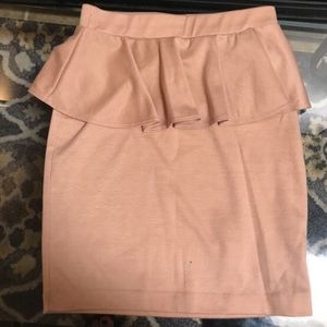 Forever 21 peplum pencil skirt