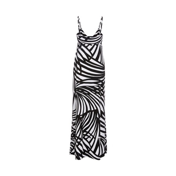 SUSANA MONACO Maxi Dress | BlkWht - Picture 4 of 4