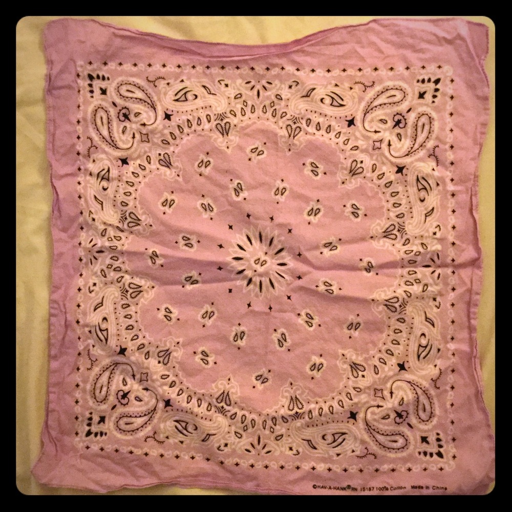 🍄Festival hav-hank Lilac VTG bandana head wrap 🌼