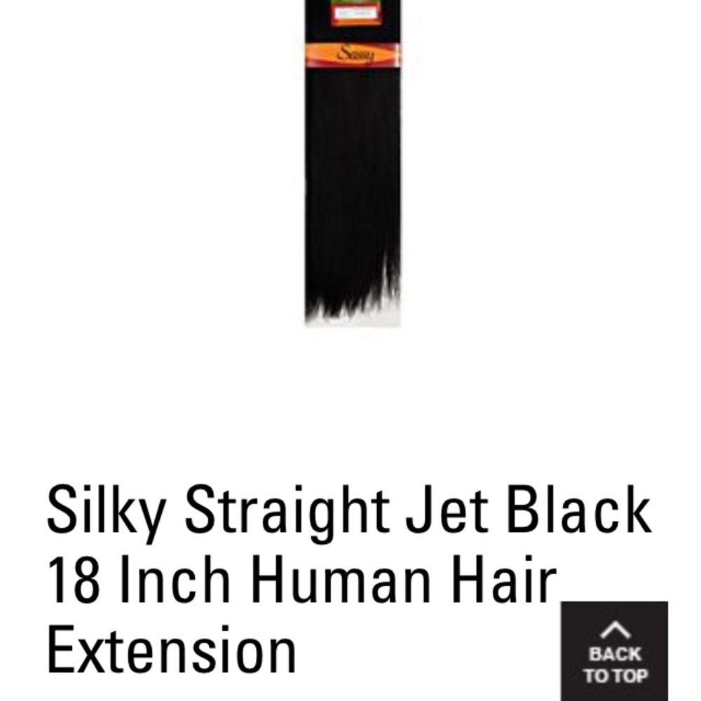 Sassy 18 inch jet black extensions