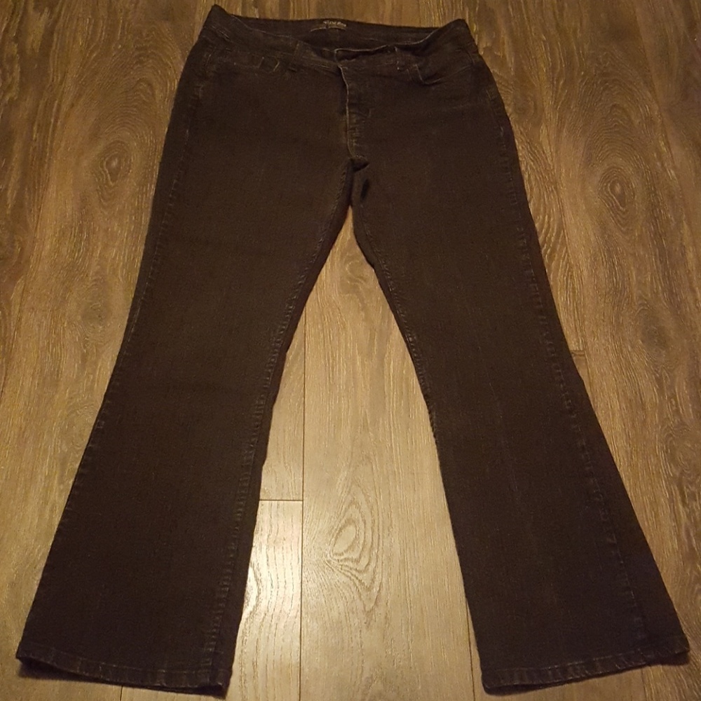 Riders black bootcut jeans