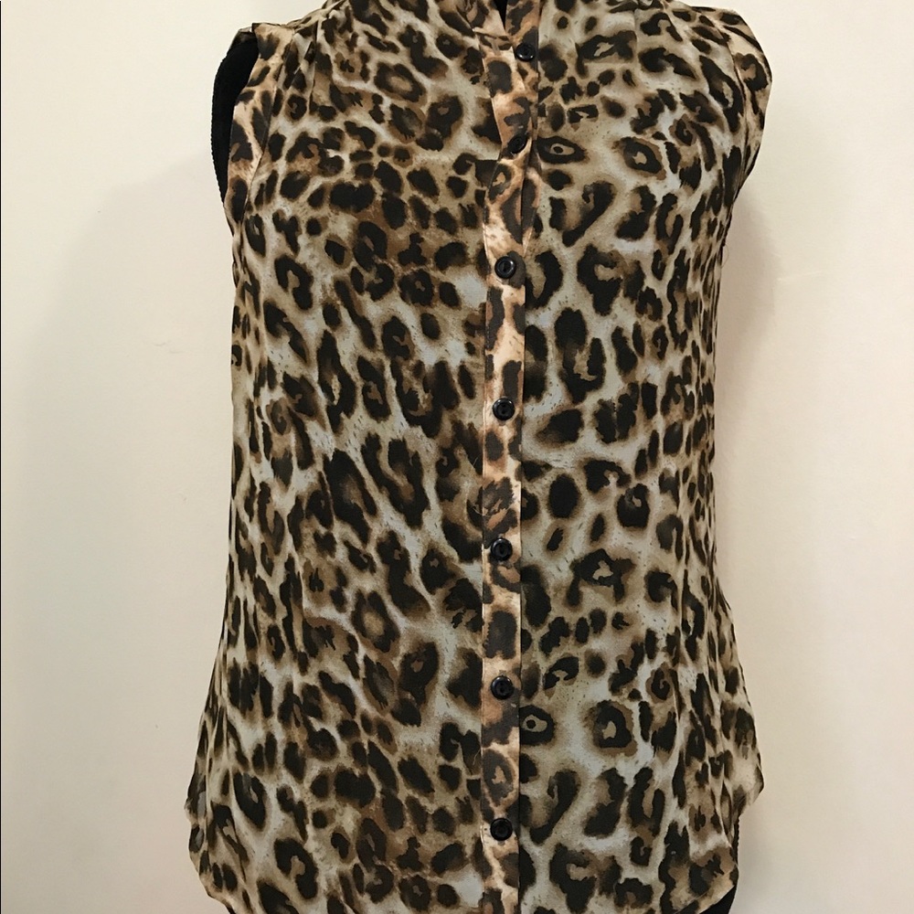 Blouse. Sheer. Size small