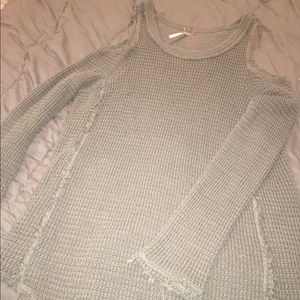 Free People Shoulder Cutout Sweater