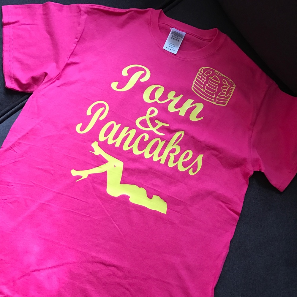 Porn & Pancakes T-shirts