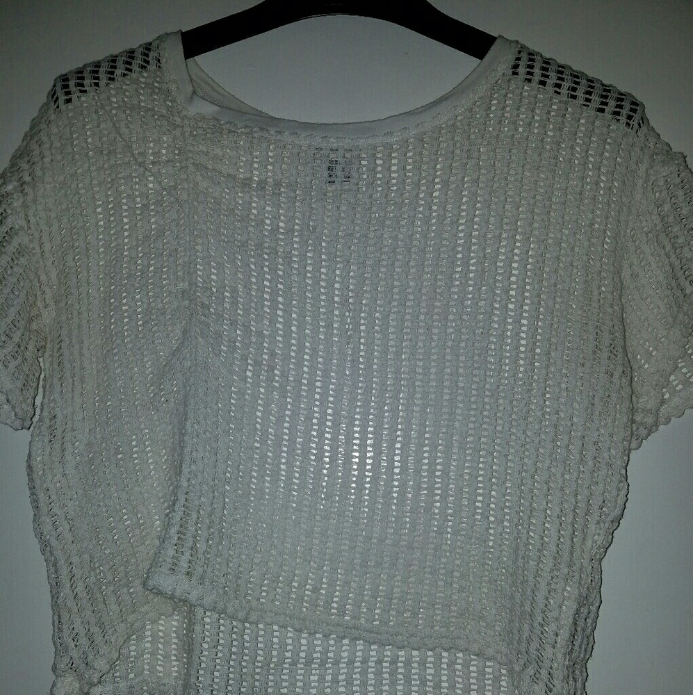 Crotchet see through FOREVER 21 top