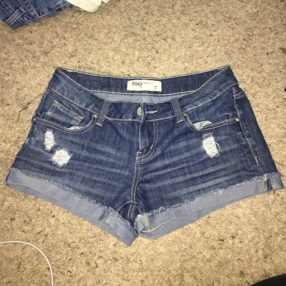 distressed denim tillys cutoff shorts
