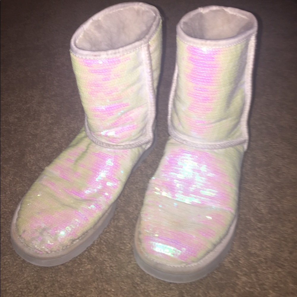 Sequined Ugg boots