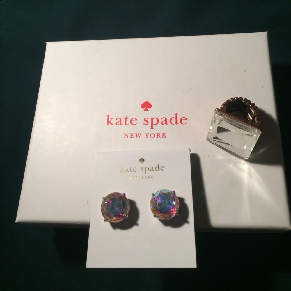 SALE! AUTHENTIC KATE SPADE AURORA BOREALIS EARRING