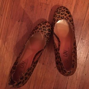 Cheetah print pumps