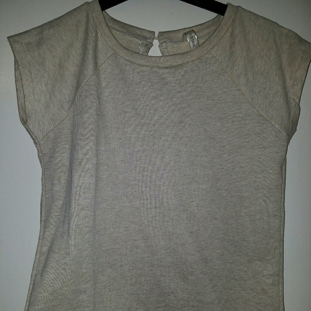 Estan cream short sleeve shirt