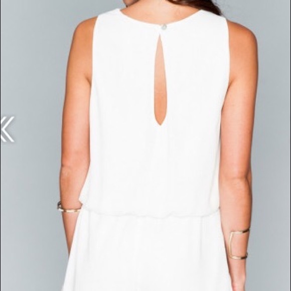 White silky romper - Picture 6 of 8