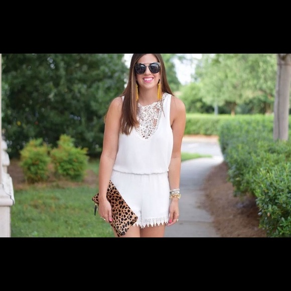 White silky romper - Picture 7 of 8