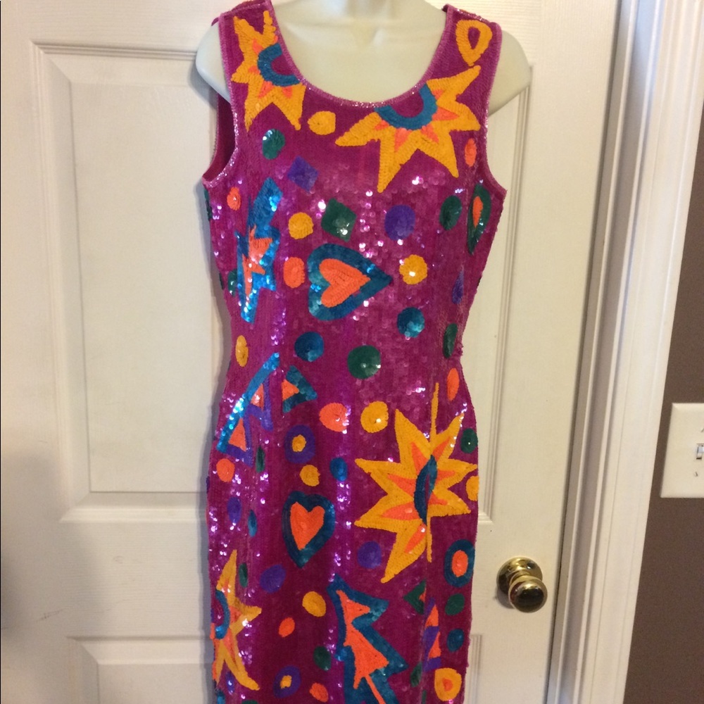 Laurence Kazar designer dress  size medium.