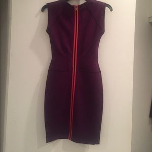 French Connection sheath purple dress 2