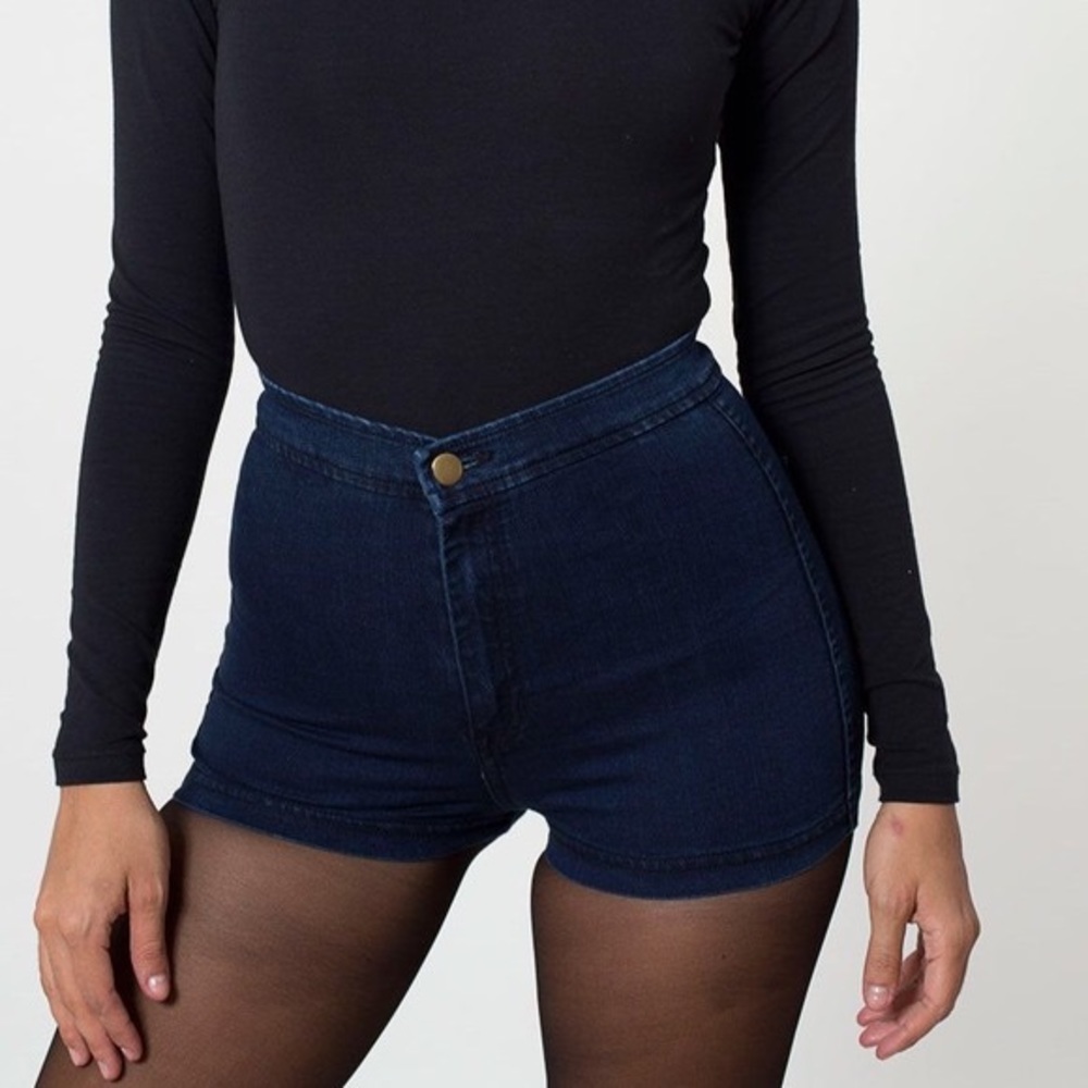 American Apparel easy jean short