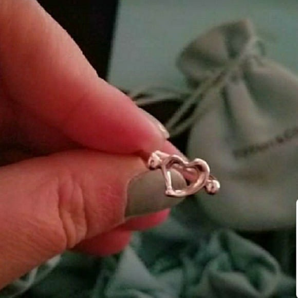 15%⬇️Tiffany & Co Elsa Peretti Open Heart Ring - Picture 4 of 4