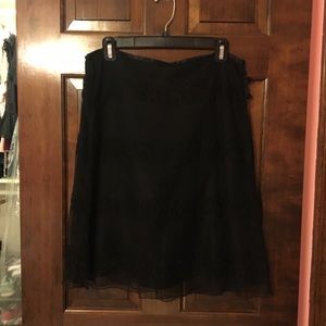 Anthro black skirt