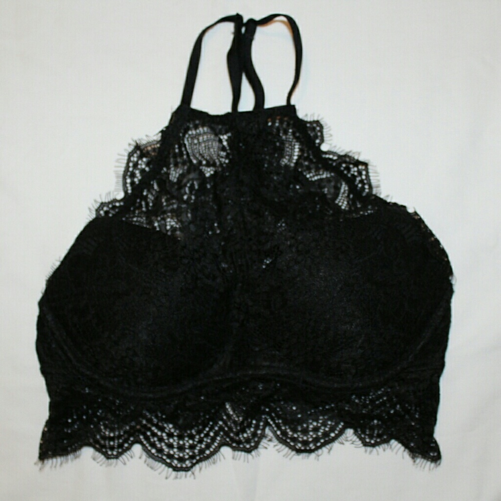 VS PINK Black Lace Bralette