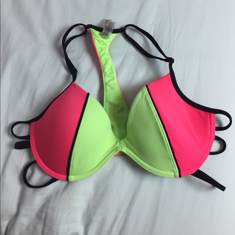 Neon bikini top