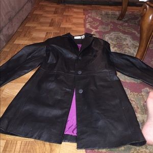 100% Leather Kim Rogers Coat