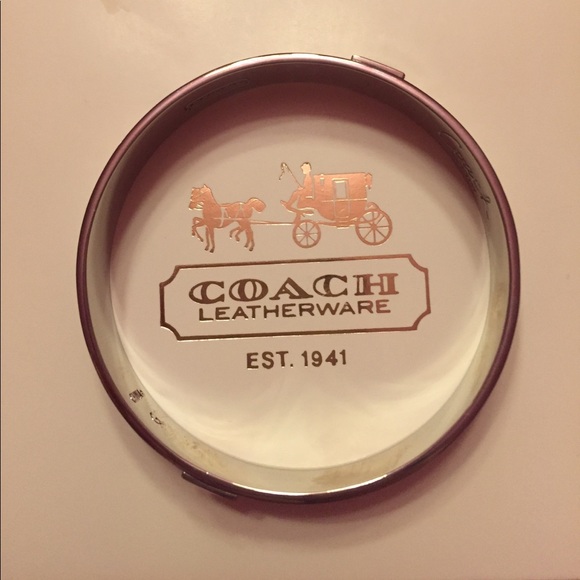 Purple Coach poppy bracelet - Picture 2 of 6