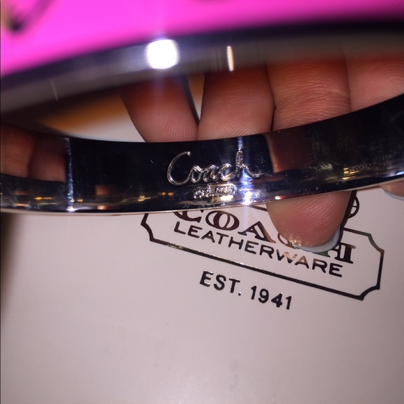 Purple Coach poppy bracelet - Picture 4 of 6