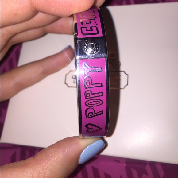 Purple Coach poppy bracelet - Picture 5 of 6