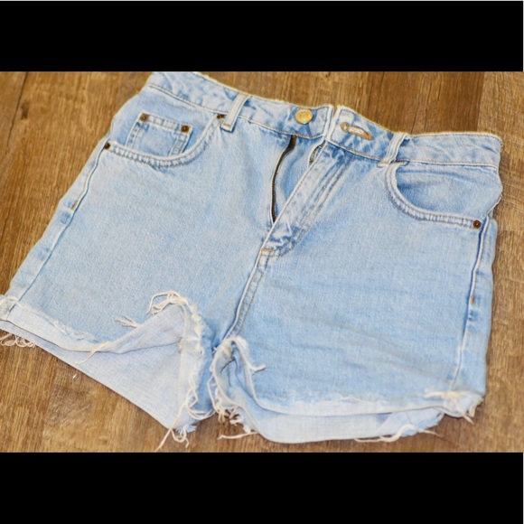 TopShop Moto Girlfriend shorts - Picture 2 of 6